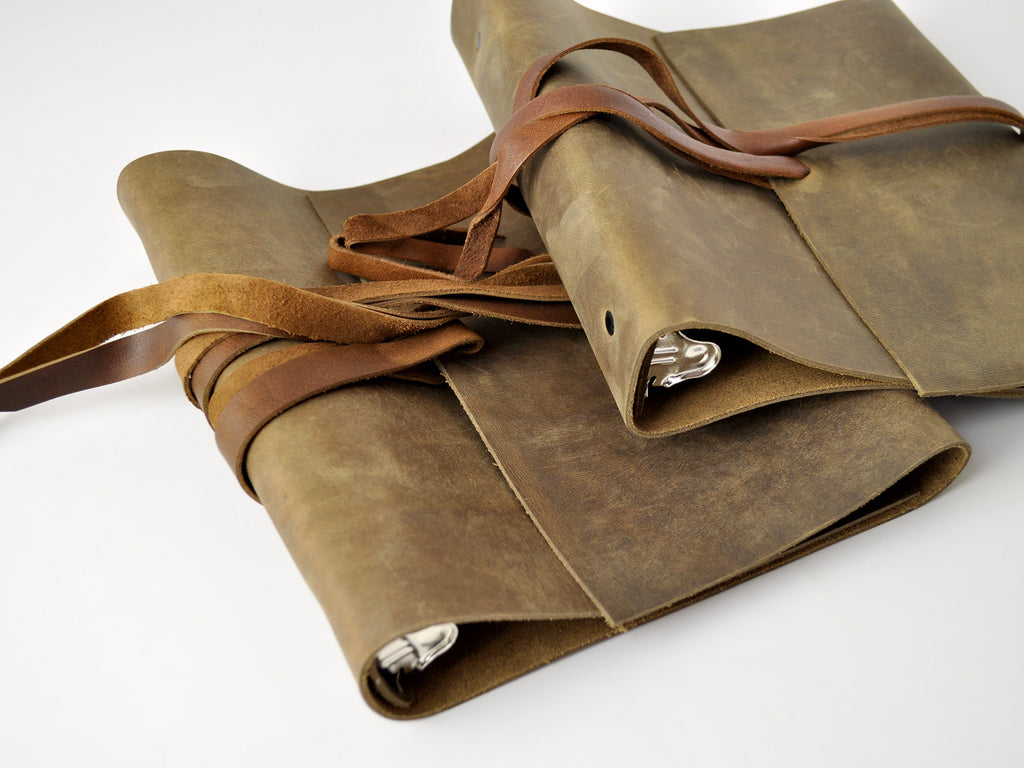 Woodsman Soft Leather 3-Ring Binder