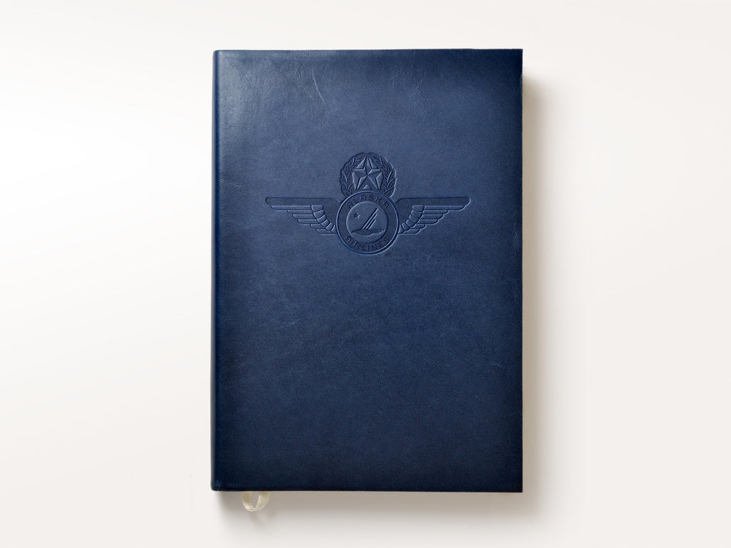 Manhattan Navy Blue Leather Journal