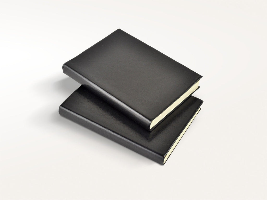 Harborview Leather Journal - Black-Notebooks-JB Custom Journals