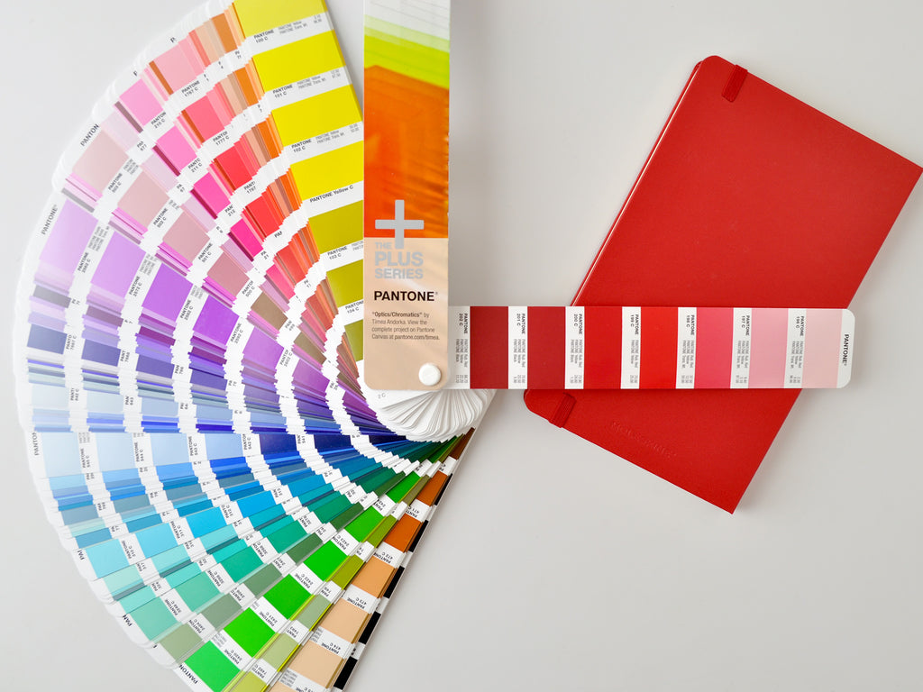 Match your notebook to your brand color with our Pantone color reference