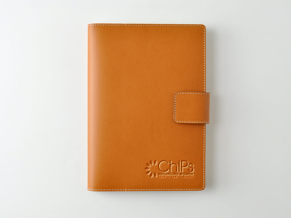 Bella Refillable Recycled Leather Journal - British Tan