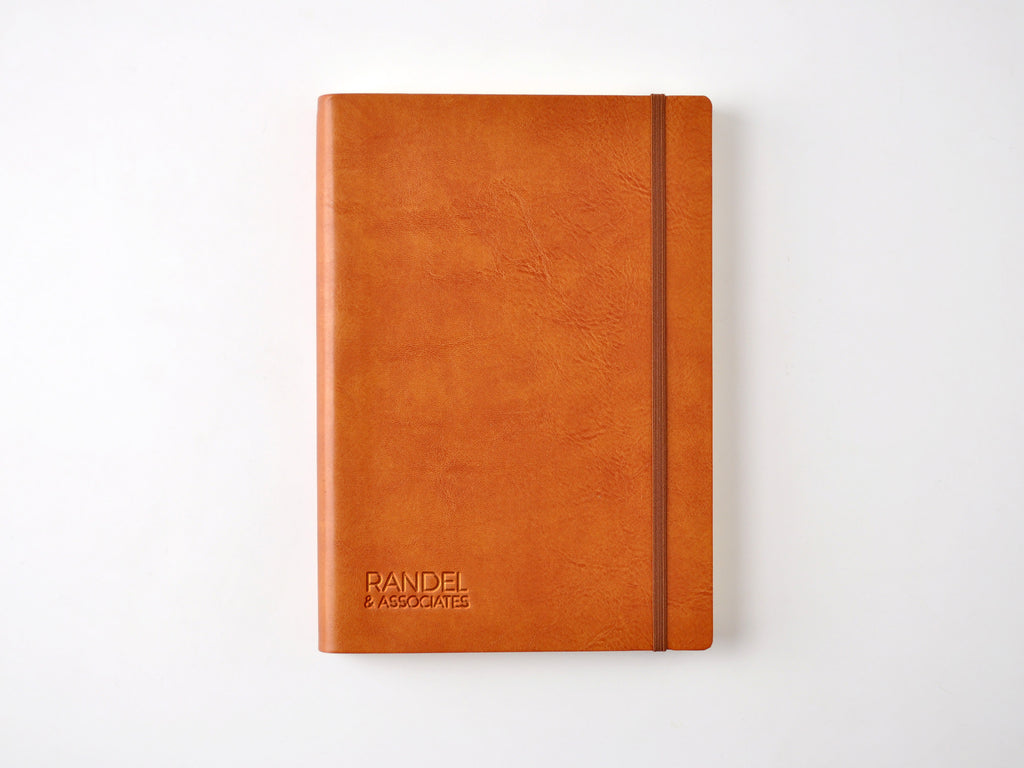 Chelsea Italian Leather Notebook - Tan