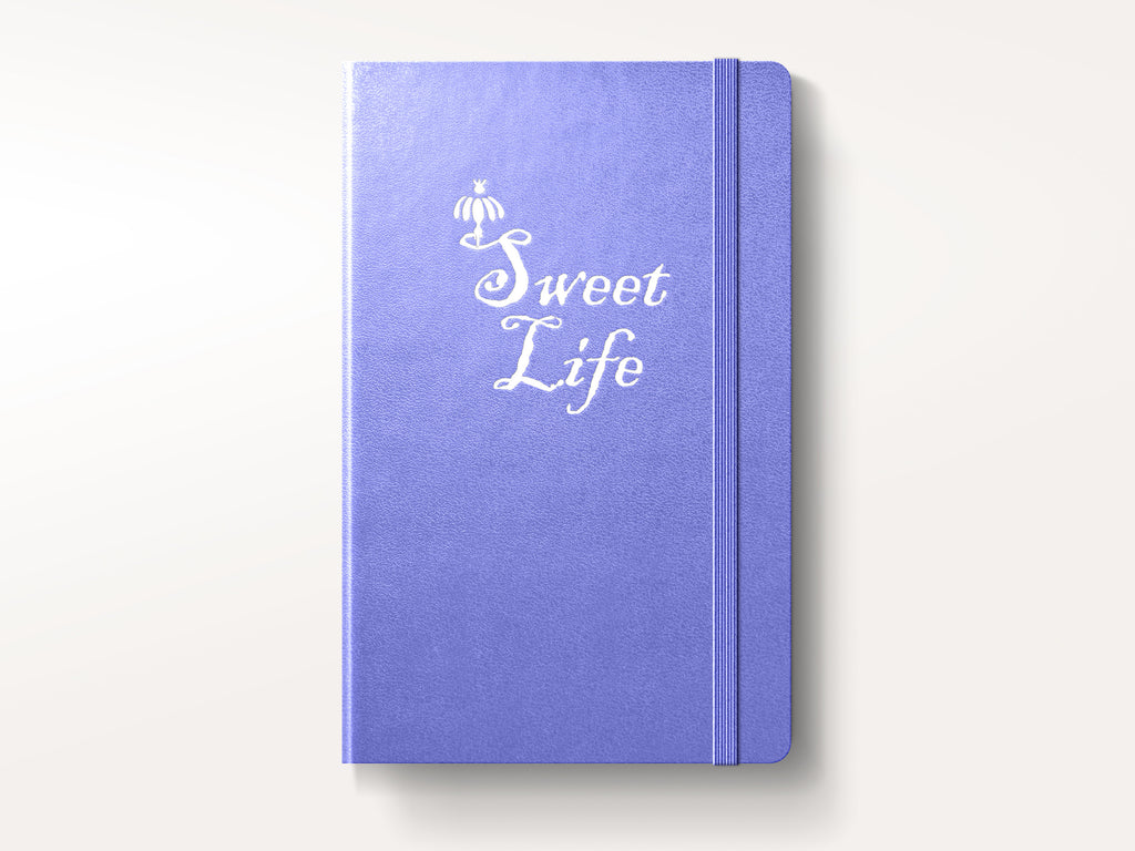 Custom Unlined Leather Sketchbook or Notebook, Dark Purple – Absolutely EVO