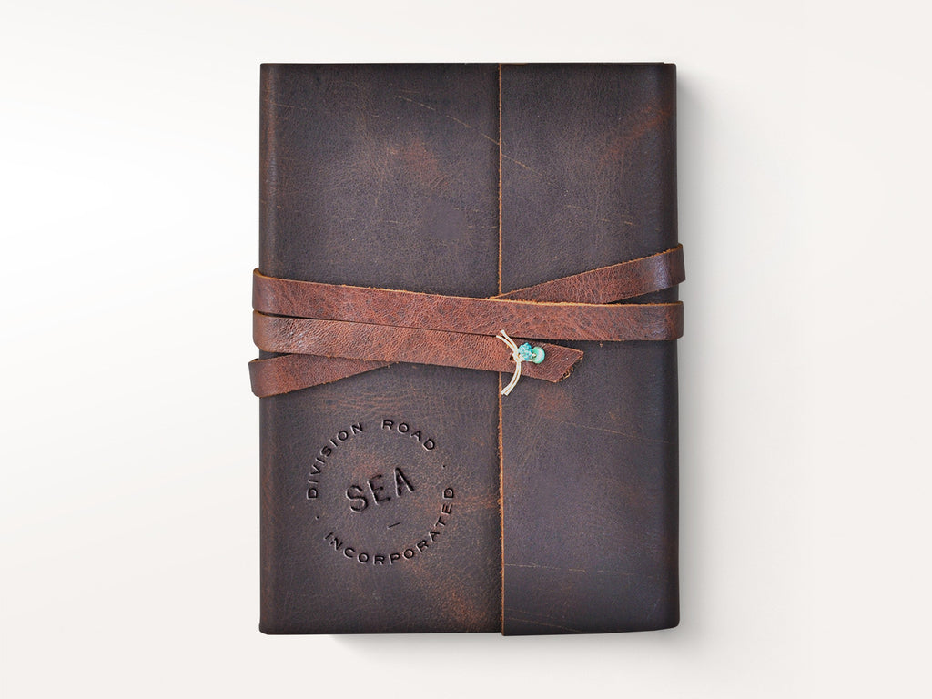 Santa Fe Leather Wrap Journal-Notebooks-JB Custom Journals