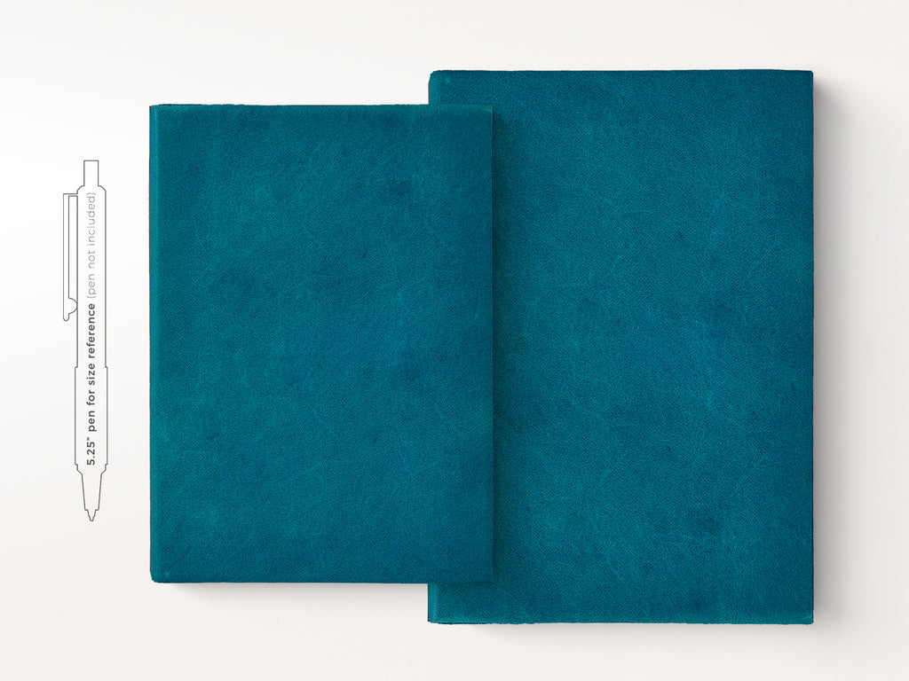 Harborview Leather Journal - Azure-Notebooks-JB Custom Journals