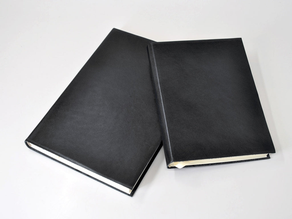 Black Leather Executive Journal-Notebooks-JB Custom Journals