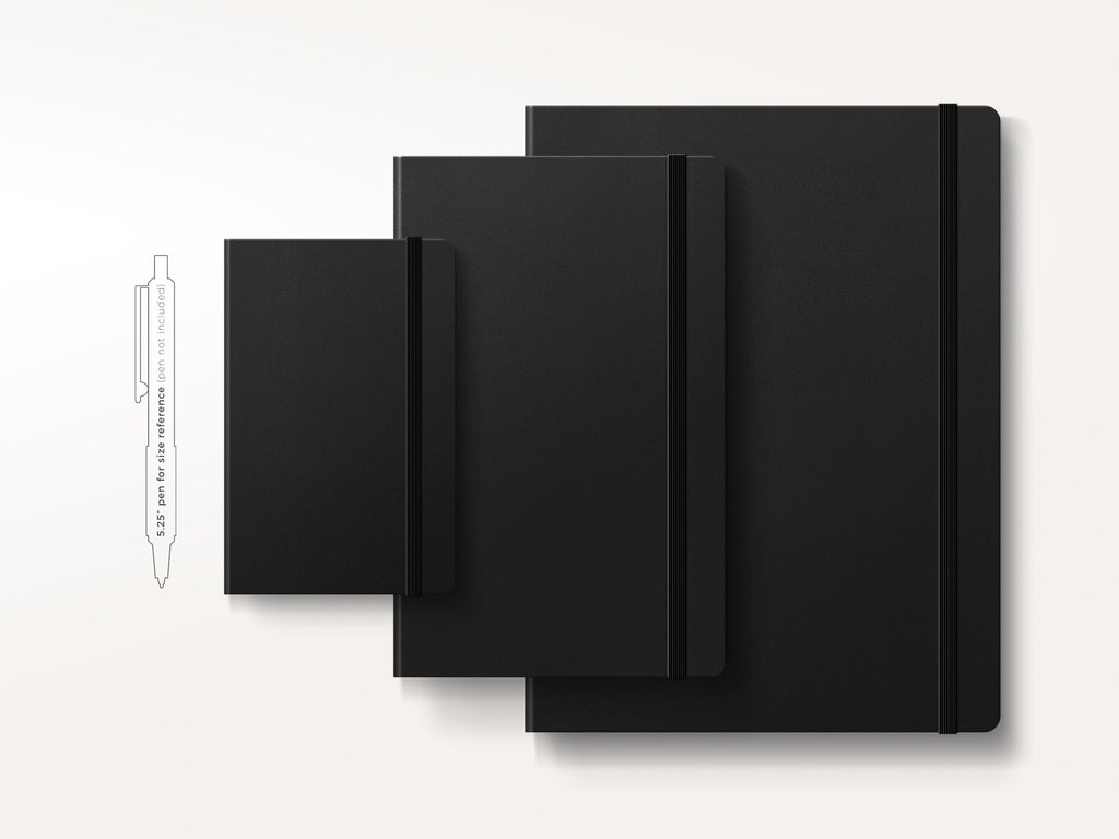 Moleskine Classic Hardcover Notebook - Black-Notebooks-JB Custom Journals