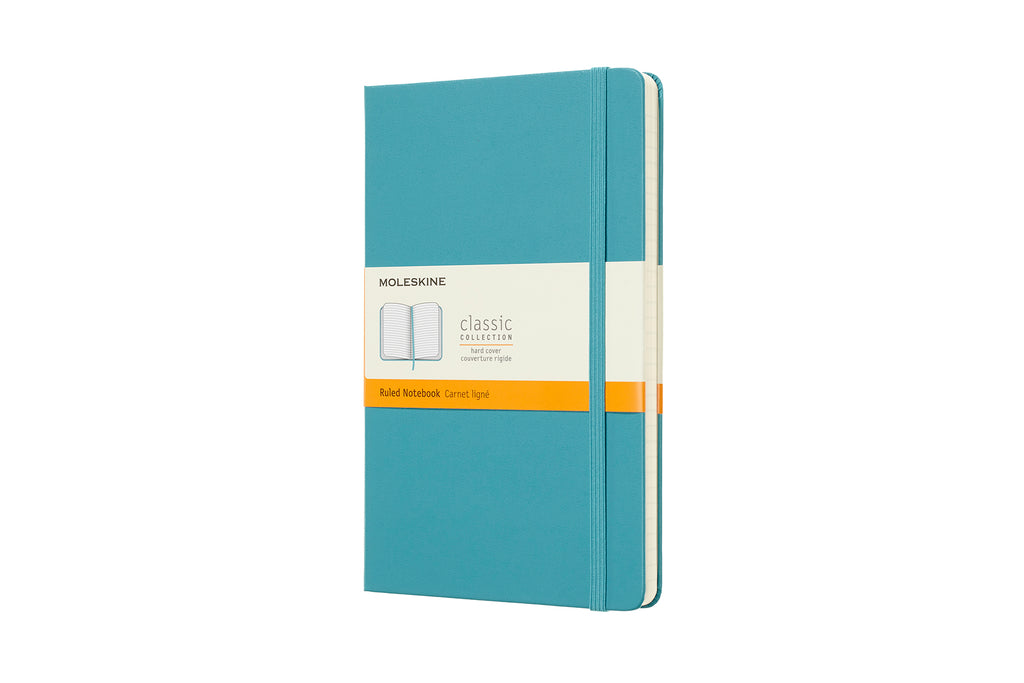 Moleskine Classic Hardcover Notebook - Reef Blue-Notebooks-JB Custom Journals