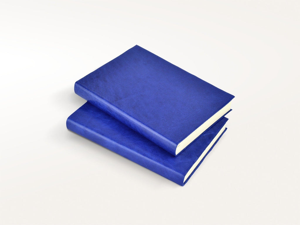 Harborview Leather Journal - Cobalt-Notebooks-JB Custom Journals