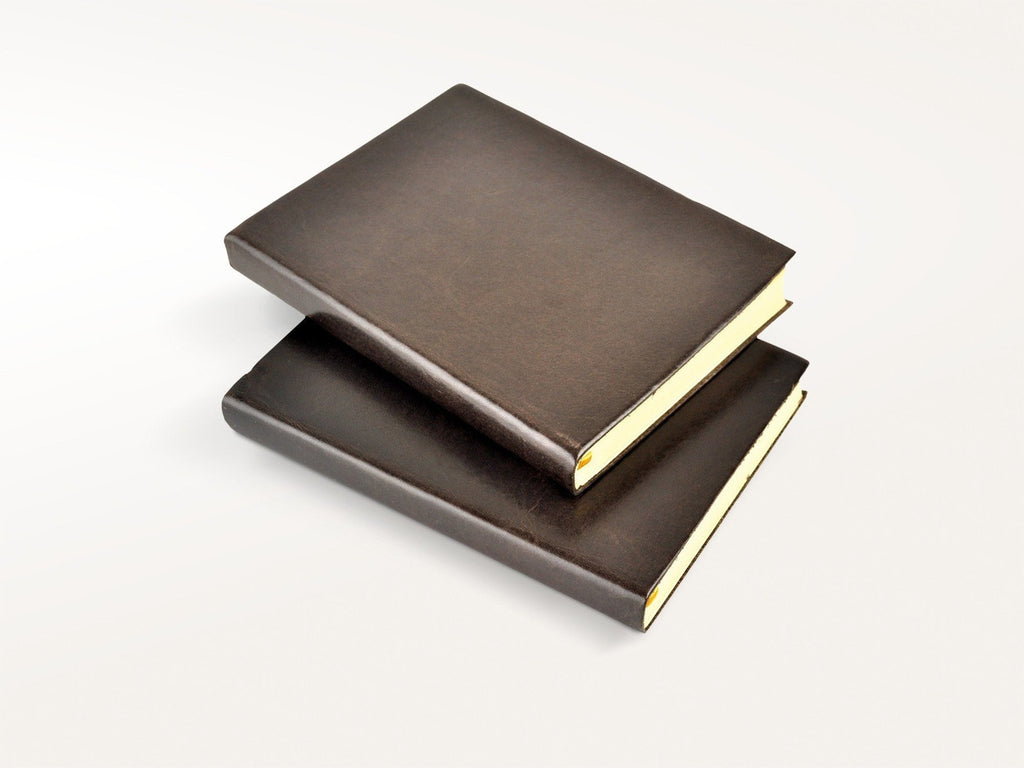 Harborview Leather Journal - Mocha-Notebooks-JB Custom Journals