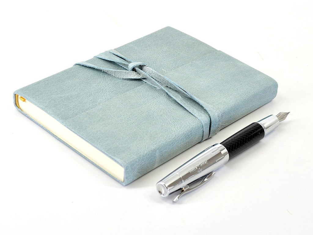 Islander Leather Journal With Wrap - Sky-Notebooks-JB Custom Journals