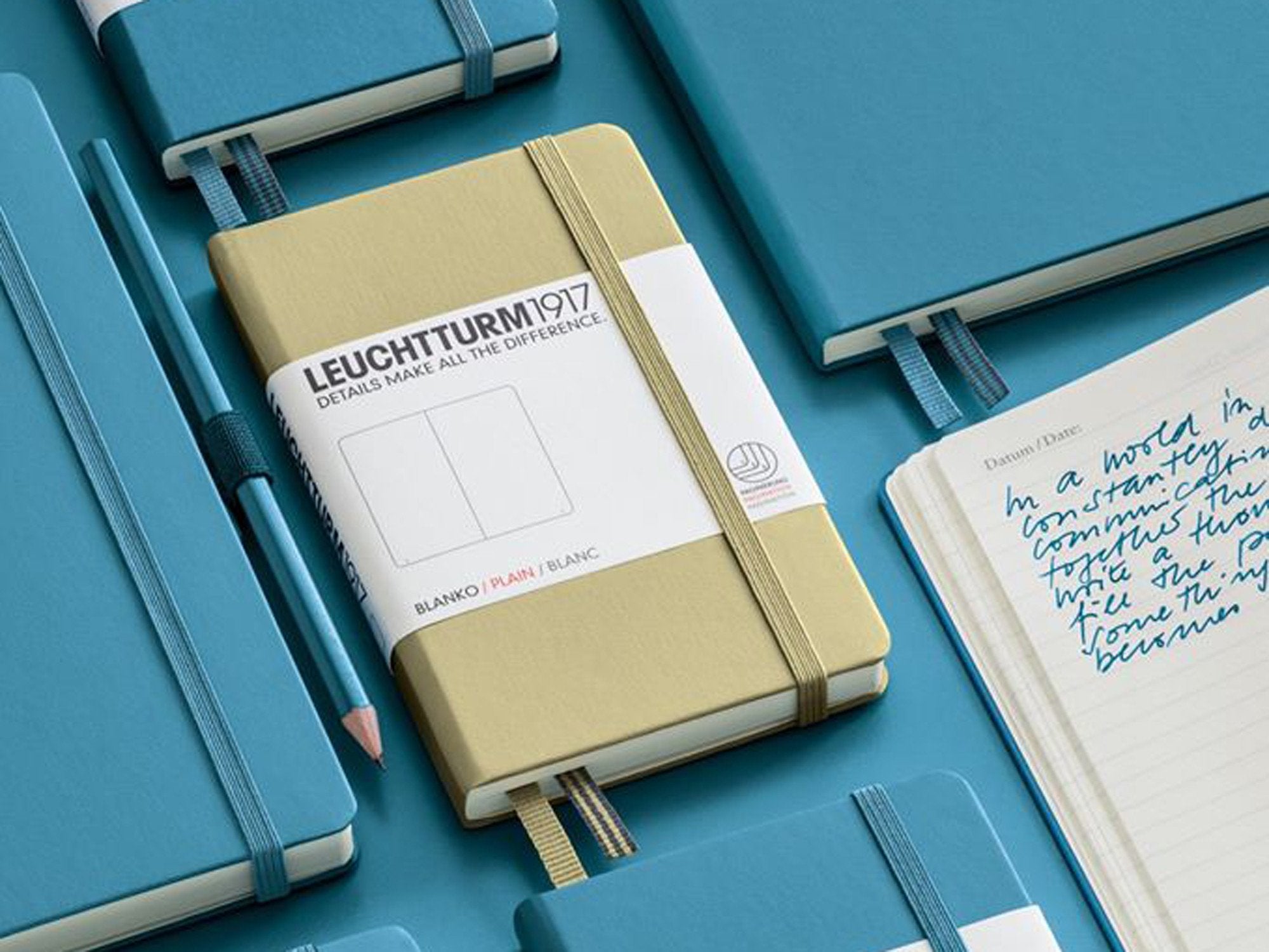 Leuchtturm 1917 Hardcover Notebook - Nordic Blue – JB Custom Journals