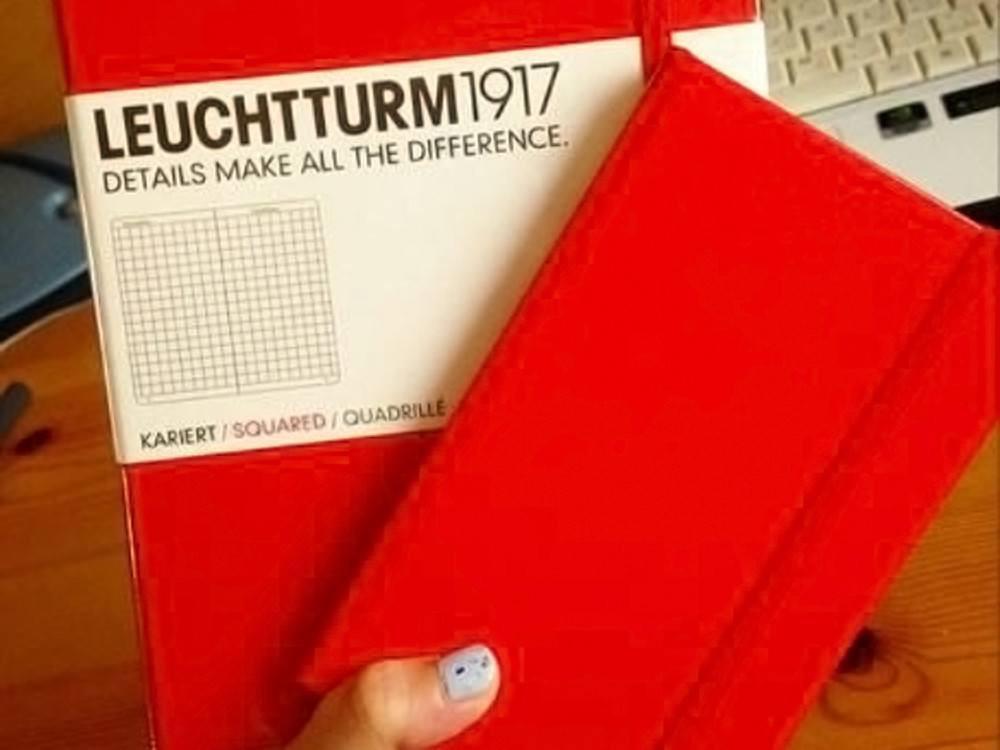 Leuchtturm 1917 Hardcover Notebook - Red-Notebooks-JB Custom Journals