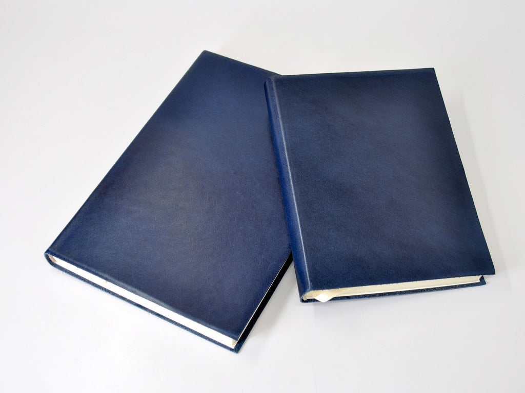 Personalized Blue Leather Sketchbook Cover – LeatherNeo