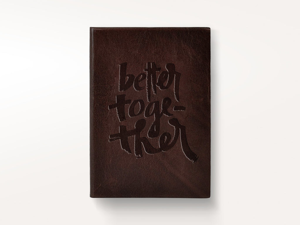 Harborview Leather Journal - Mocha-Notebooks-JB Custom Journals