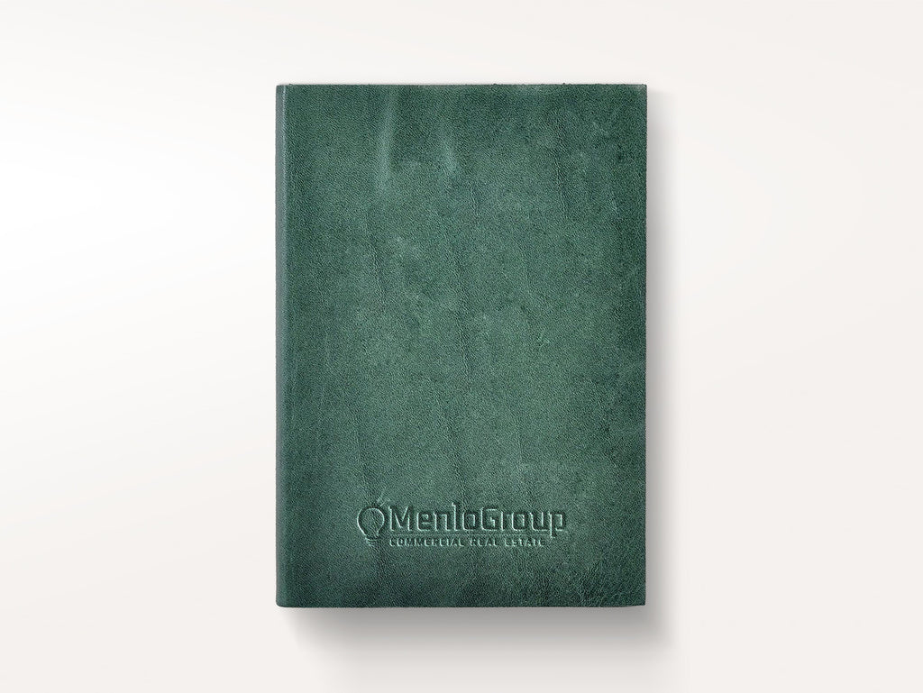 Harborview Leather Journal - Spruce-Notebooks-JB Custom Journals