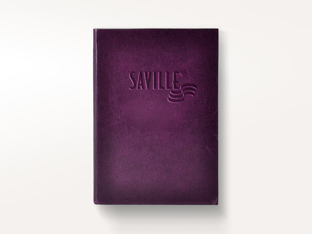 Harborview Leather Journal - Violet-Notebooks-JB Custom Journals